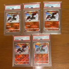 かがやくリザードン　psa10 連番　5枚