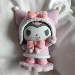 SANRIO Kuromi 산리오 쿠로미 フロッキー素材 쿠로미 フィギュア