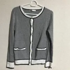 かわいい　カーディガン　グレー 長袖