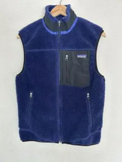 Patagonia ネイビー フリースベスト　メンズSサイズ