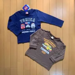 トミカ　petit main　長袖　Tシャツ ロンT セット　100