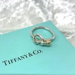 極美品✨ ティファニー リング ノット コンビ AG925 AU750 #11 極美品✨ ティファニー リング ノット コンビ AG925 AU750 #11 - メルカリ