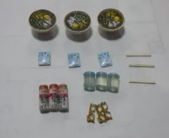 綾波レイ にんにくラーメンの模型３セット　エヴァンゲリオン　エヴァ