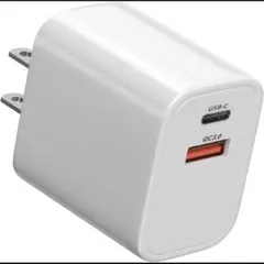 急速充電器 iPhone 充電器 USB-A&Type-C 2ポート cタイプ