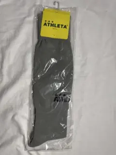 ATHLETA グレー サッカーソックス 25-27cm 送料込み