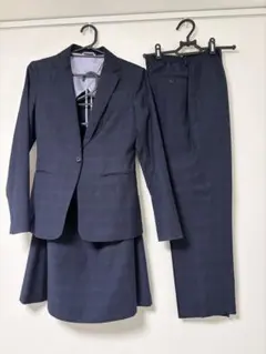 SUIT SELECT レディース スーツ3点セット Sサイズ　★洗えるのサムネイル