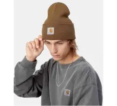 Carhartt ブラウン ニット帽 ビーニー