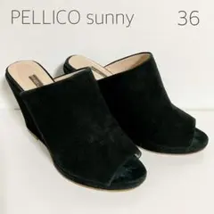 美品　PELLICO　スエードサボサンダル