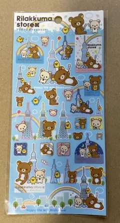 リラックマ シール リラックマストア限定 東京スカイツリーデザイン
