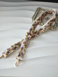 インド刺繍リボン ショルダーストラップ ハンドメイド