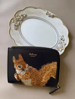 【ワンプライス販売】 Mulberry リス刺繍 二つ折り財布のサムネイル