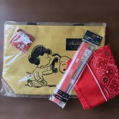 スヌーピー ランチトート 箸セット バンダナ まとめ売り