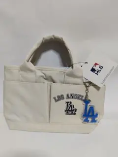 LAドジャース★ミニトートバッグ　新品タグ&キーホルダー付き★のサムネイル