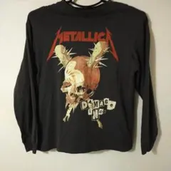 美品 metallica　Tシャツ　長袖　M　damege inc. スカル