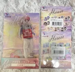 にじさんじ 海の家 HEROES 赤城ウェン アクスタ 缶バッジ クリアカード