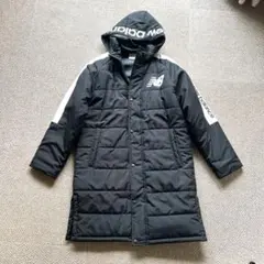 New Balance ジュニア　ベンチコート　ロングコート　黒　150㎝