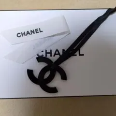 CHANEL BIGココマークブラックチャーム