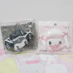 サンリオ　月夜のメロクロ　マイメロ　クロミ　ヘアクリップ　前髪