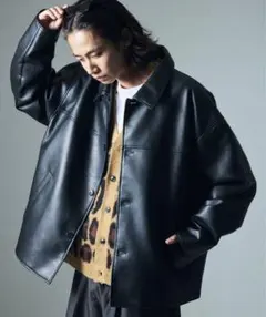 FREAK'S STORE ブラックレザージャケット