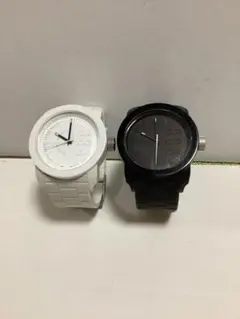 DIESEL ホワイト ブラック 時計 セット
