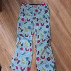 子ども用スノーボードウェア 花柄