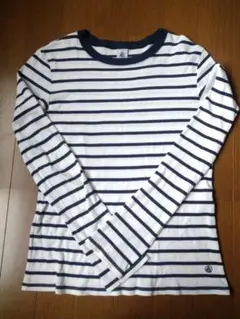 プチバトー　ボーダー　長袖Tシャツ