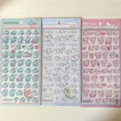 ボンボンドロップシール サンリオ ミニ 正規品 3種セット
