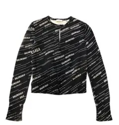 BALENCIAGA バレンシアガ マルチロゴ総柄カーディガン ST0006のサムネイル