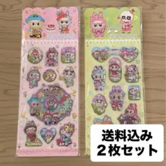 SALE！！新商品！ラブブウォーターシール　水入りシャカシャカシール　2枚セット