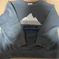 キッズ トレーナー 山モチーフ スパンコール 110cm