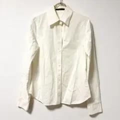 ✨良品✨ セオリー ♡ シャツ ブラウス シンプル 白 美ライン 着回し 万能のサムネイル
