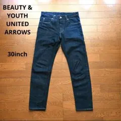 ユナイテッドアローズ BEAUTY&YOUTH テーパードデニム 赤耳