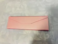 【新品未使用】ピンク メガネケース 折りたたみ式