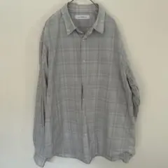 グリーンレーベルリラクシング　ユナイテッドアローズ　チェック長袖シャツ　Ｌ