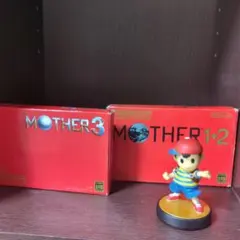 ゲームアドバンス用ソフト マザー1＋2 マザー3 アミーボ ネス（箱イタミあり)