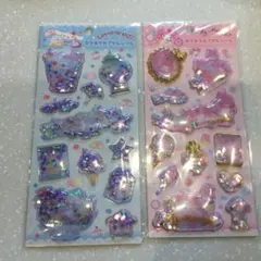 【サンリオ】⭐︎正規品⭐︎キラキラカプセルシール シナモロール　マイメロディ セット