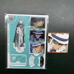 名探偵コナン　コナンランド　怪盗キッド　アクリルスタンド　缶バッジ