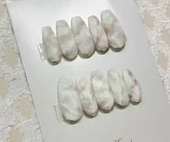 【 オーダー 】 選べるチップ10種類★ 大理石 ナチュラル マット 白 金