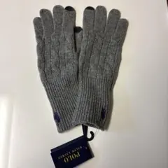 ポロ・ラルフ・ローレン グレー手袋