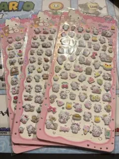 ミニマシュマロシール キティ サンリオ3枚セット