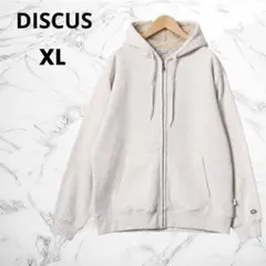 DISCUS ディスカス 裏ボア フルジップパーカー アッシュグレー XLのサムネイル
