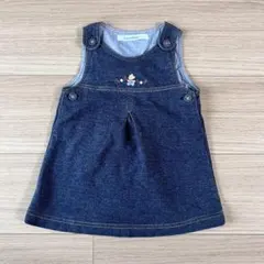 美品＊familiar デニムワンピース 70