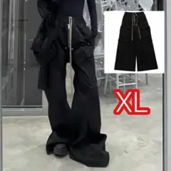 カーゴパンツ　XL MijkoやRick好き　ワイド　韓国系　ナイロン