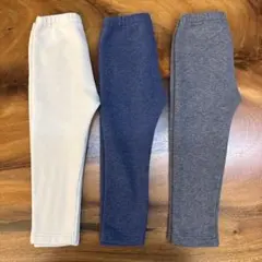 UNIQLO ユニクロ　フリースレギンス　90 3点セット