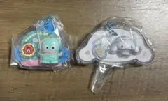 サンリオパッケージチャーム　ハンギョドン・シナモロール2個セット