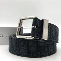j*p様 Dior ロゴ入りベルト ネイビー - メルカリ