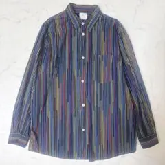 Paul Smith PS マルチストライプ シャツ Mサイズ 日本製 長袖