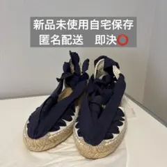 ラ マヌアル アルパルガテラ レースアップ エスパドリーユ シューズ　未使用のサムネイル