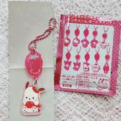 ポチャッコ　サンリオ　ツインチャームのみ　はーとキャンディ