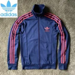 アディダス ヨーロッパトラックジャケット ジャージ adidas ネイビーブルー